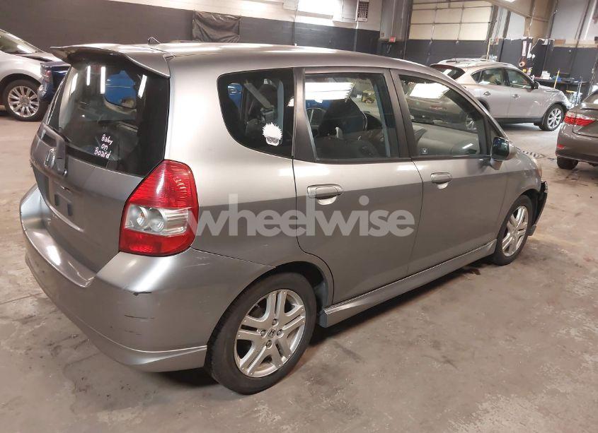 Photo 4 of 2008 Honda Fit SPORT (VIN JHMGD386X8S058578)