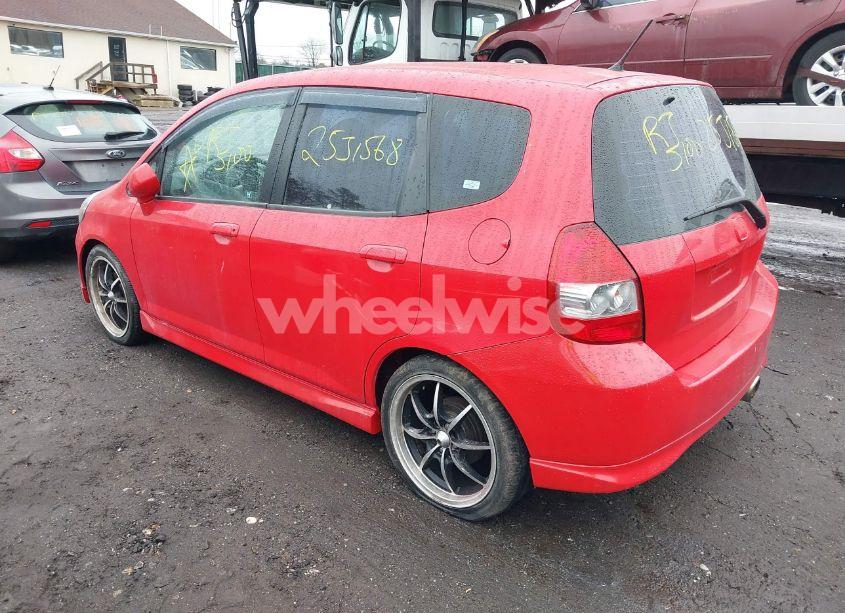 Photo 3 of 2008 Honda Fit SPORT (VIN JHMGD386X8S062209)
