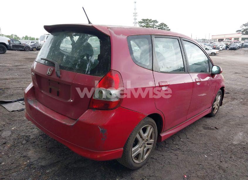 Photo 4 of 2008 Honda Fit SPORT (VIN JHMGD386X8S064901)