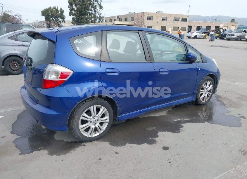 Photo 4 of 2009 Honda Fit SPORT (VIN JHMGE88439C000929)