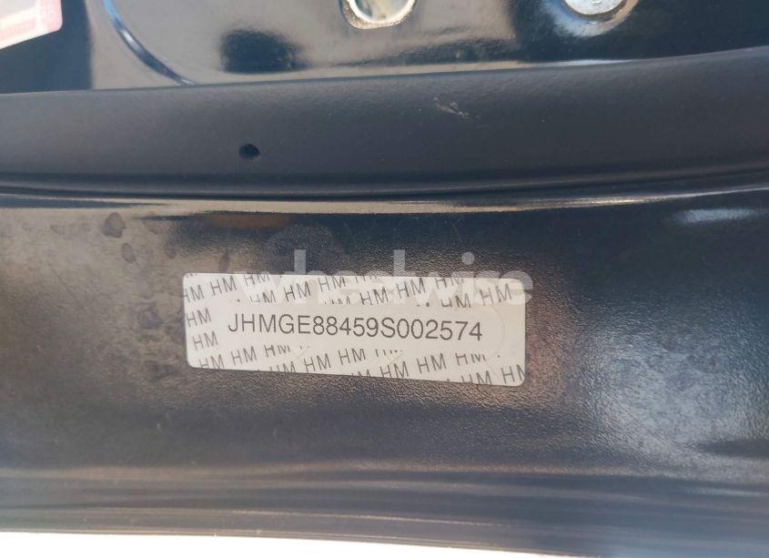 Photo 9 of 2009 Honda Fit SPORT (VIN JHMGE88459S002574)