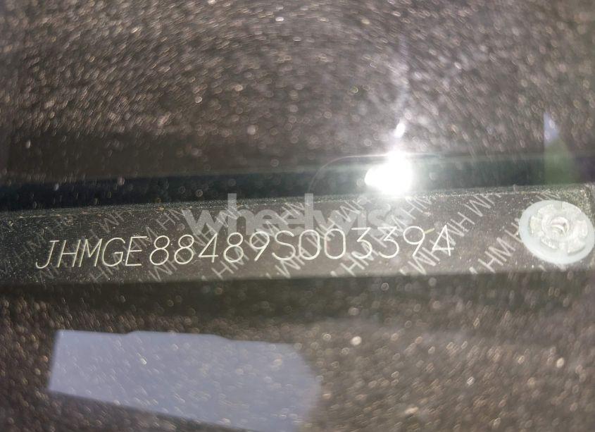 Photo 9 of 2009 Honda Fit SPORT (VIN JHMGE88489S003394)