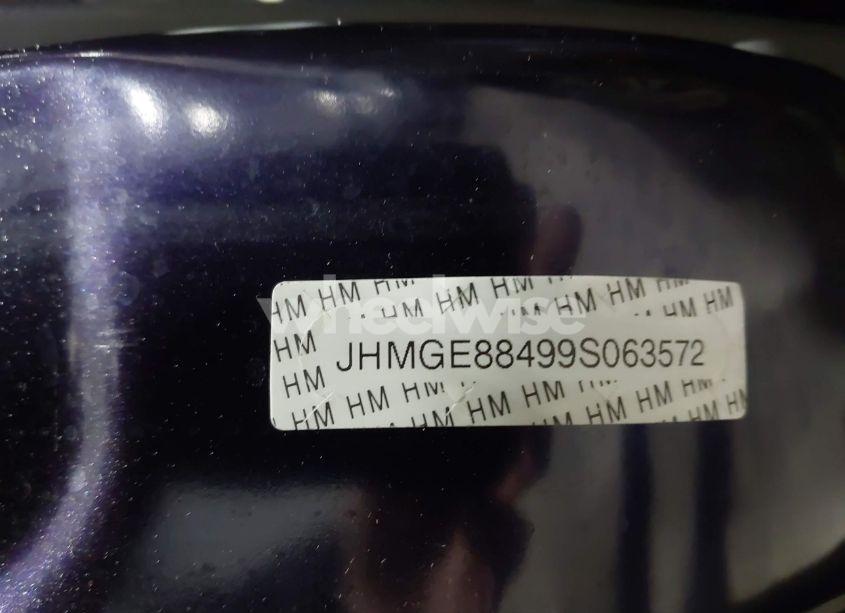 Photo 9 of 2009 Honda Fit SPORT (VIN JHMGE88499S063572)