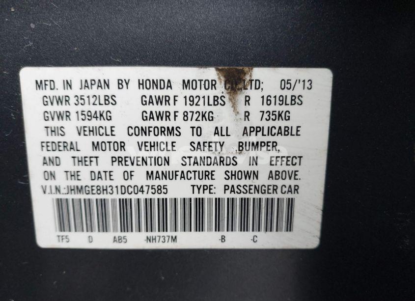 Photo 9 of 2013 Honda Fit (VIN JHMGE8H31DC047585)