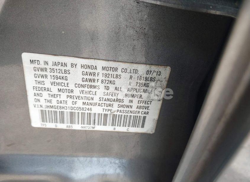 Photo 9 of 2013 Honda Fit (VIN JHMGE8H31DC058246)