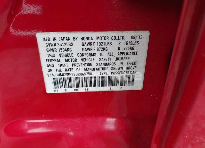 Photo 9 of 2013 Honda Fit (VIN JHMGE8H33DC065750)