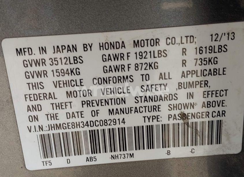 Photo 9 of 2013 Honda Fit (VIN JHMGE8H34DC082914)