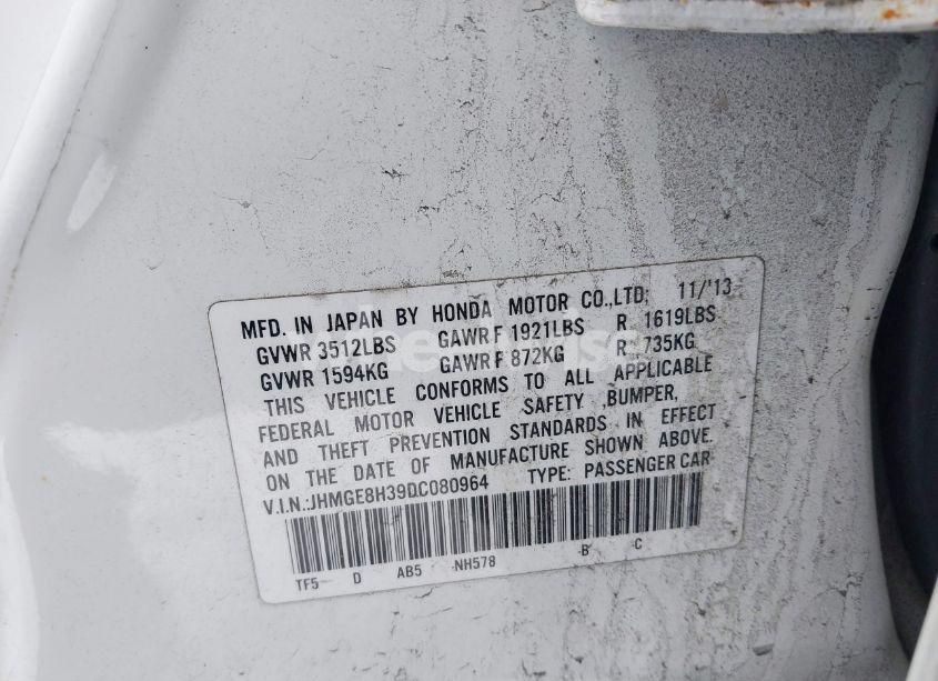 Photo 9 of 2013 Honda Fit (VIN JHMGE8H39DC080964)