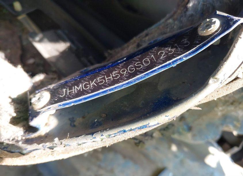 Photo 9 of 2016 Honda Fit LX (VIN JHMGK5H59GS012313)