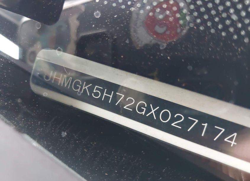 Photo 9 of 2016 Honda Fit EX (VIN JHMGK5H72GX027174)