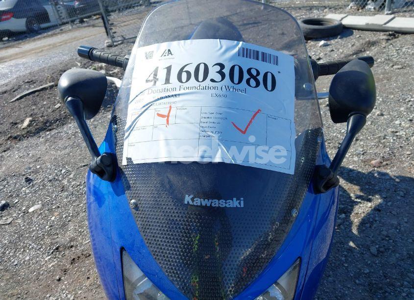 Photo 5 of 2007 Kawasaki Ex650 A (VIN JKAEXEA187A018542)