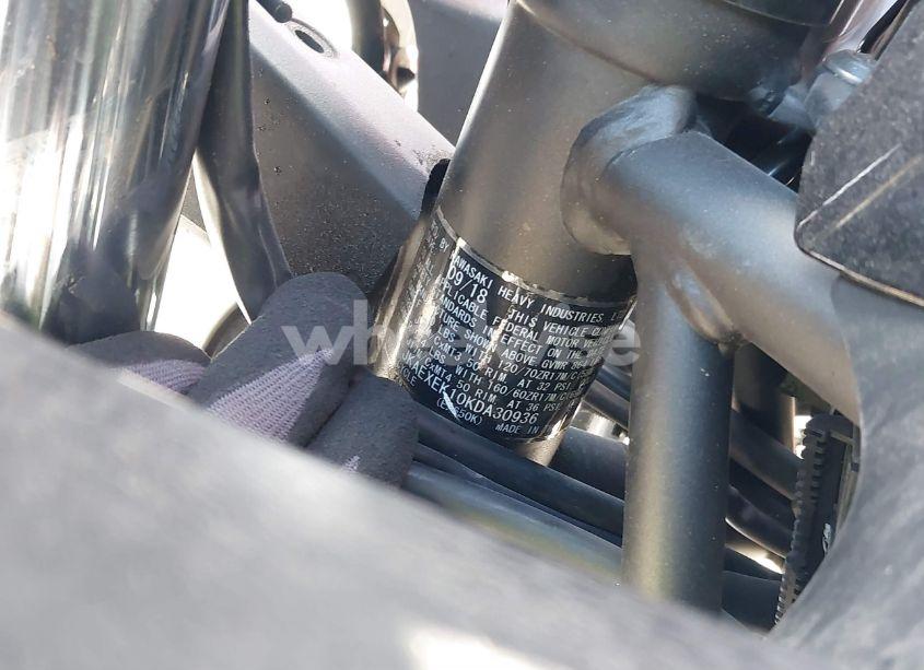 Photo 10 of 2019 Kawasaki Ex650 F (VIN JKAEXEK10KDA30936)