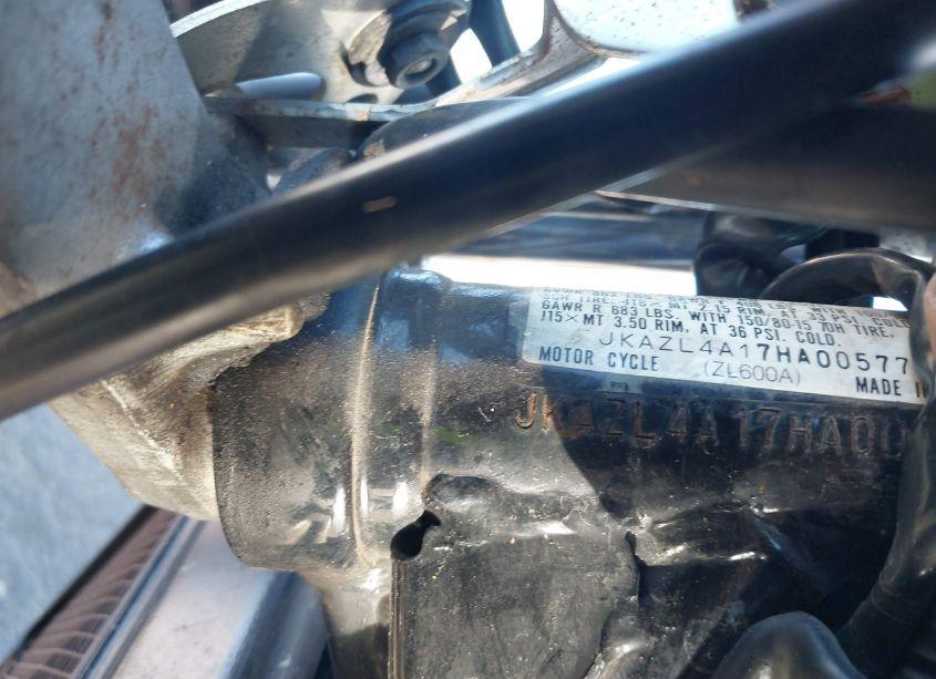 Photo 10 of 1987 Kawasaki Zl600 (VIN JKAZL4A17HA005774)