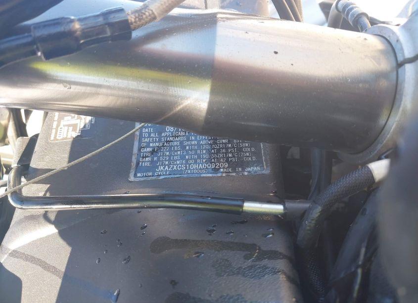 Photo 10 of 2017 Kawasaki Zx1000 S (VIN JKAZXCS10HA009209)