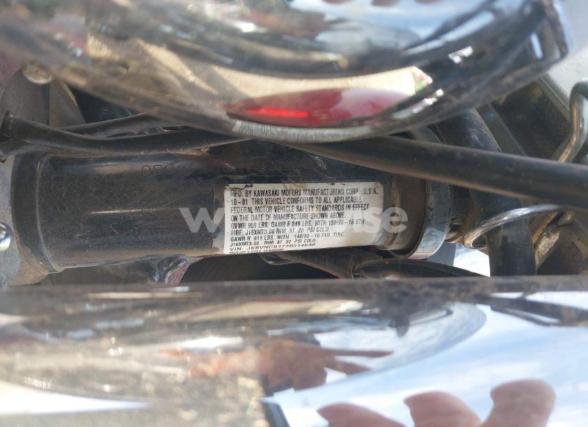 Photo 10 of 2002 Kawasaki Vn800 B (VIN JKBVNCB172B514536)