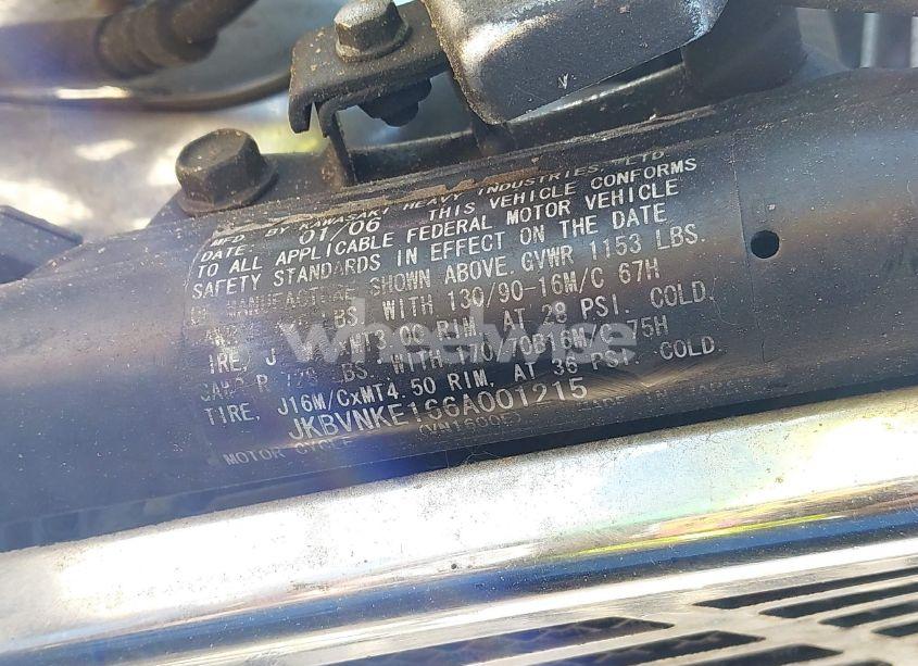 Photo 10 of 2006 Kawasaki Vn1600 E (VIN JKBVNKE166A001215)