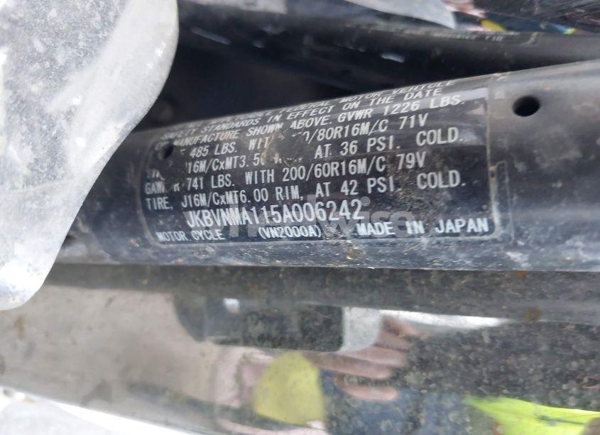 Photo 10 of 2005 Kawasaki Vn2000 A2 (VIN JKBVNMA115A006242)