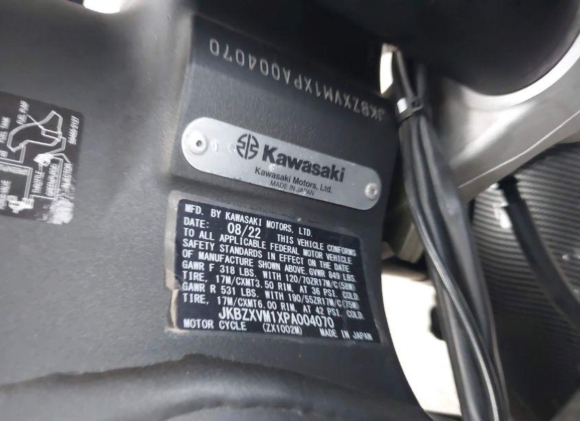Photo 10 of 2023 Kawasaki Zx1002 M (VIN JKBZXVM1XPA004070)