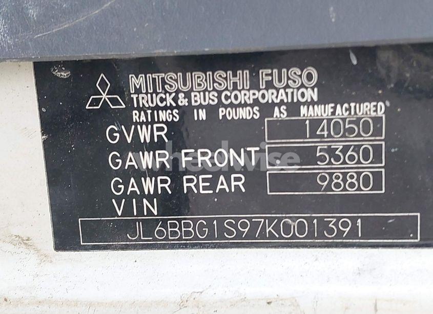 Photo 8 of 2007 Mitsubishi Fuso TRUCK FE 84D (VIN JL6BBG1S97K001391)