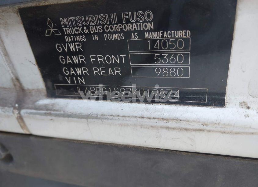 Photo 8 of 2007 Mitsubishi Fuso TRUCK FE 84D (VIN JL6BBG1S97K019874)