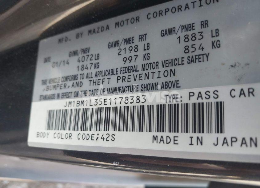 Photo 9 of 2014 Mazda Mazda3 (VIN JM11BM1L35E117838)
