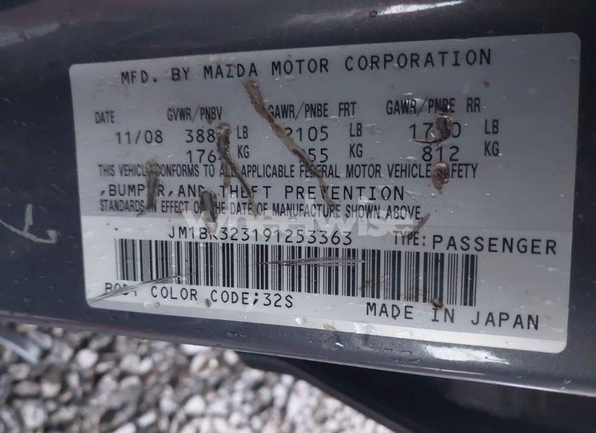 Photo 9 of 2009 Mazda Mazda3 S SPORT (VIN JM1BK323191253363)