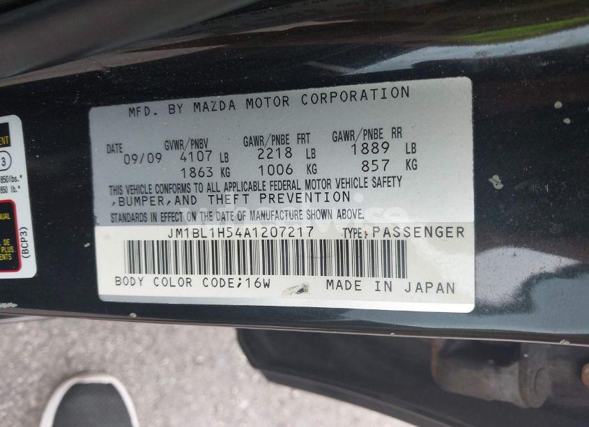 Photo 9 of 2010 Mazda Mazda3 S SPORT (VIN JM1BL1H54A1207217)