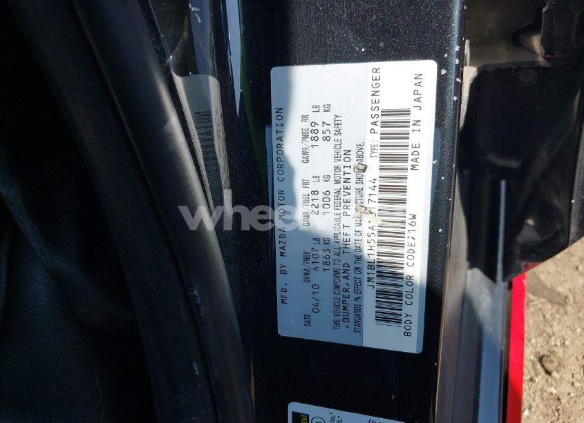 Photo 9 of 2010 Mazda Mazda3 S GRAND TOURING (VIN JM1BL1H55A1317144)