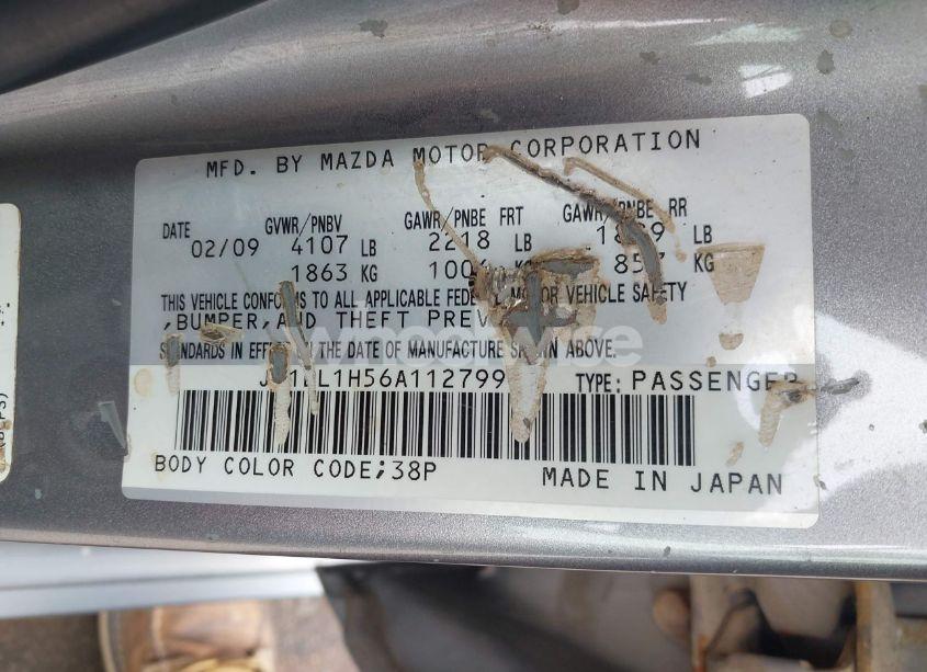 Photo 9 of 2010 Mazda Mazda3 S GRAND TOURING (VIN JM1BL1H56A1127997)