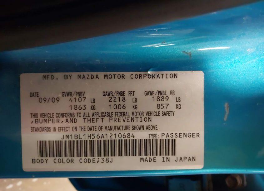 Photo 9 of 2010 Mazda Mazda3 S SPORT (VIN JM1BL1H56A1210684)