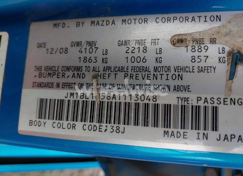 Photo 9 of 2010 Mazda Mazda3 S GRAND TOURING (VIN JM1BL1H58A1113048)