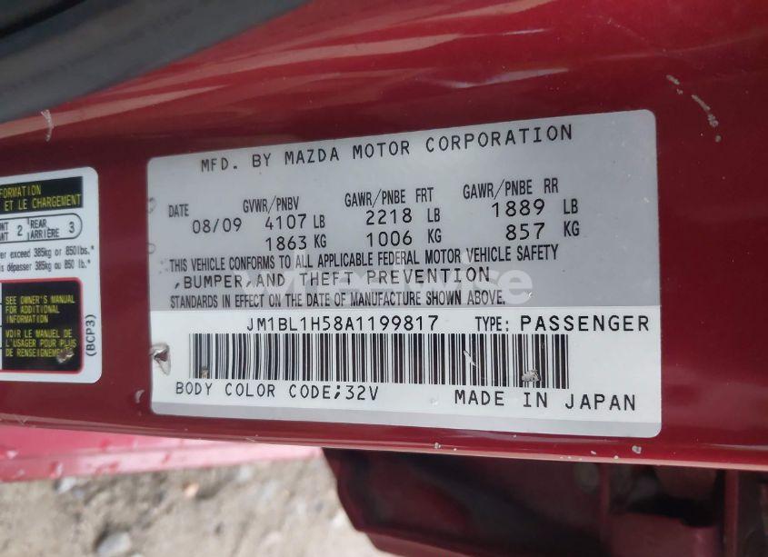 Photo 9 of 2010 Mazda Mazda3 S SPORT (VIN JM1BL1H58A1199817)