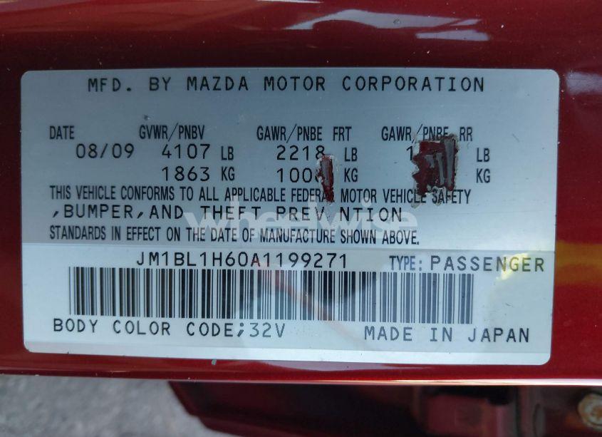 Photo 9 of 2010 Mazda Mazda3 S SPORT (VIN JM1BL1H60A1199271)