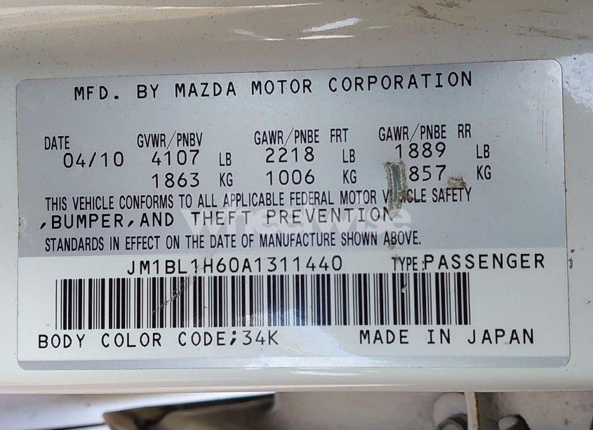 Photo 9 of 2010 Mazda Mazda3 S GRAND TOURING (VIN JM1BL1H60A1311440)
