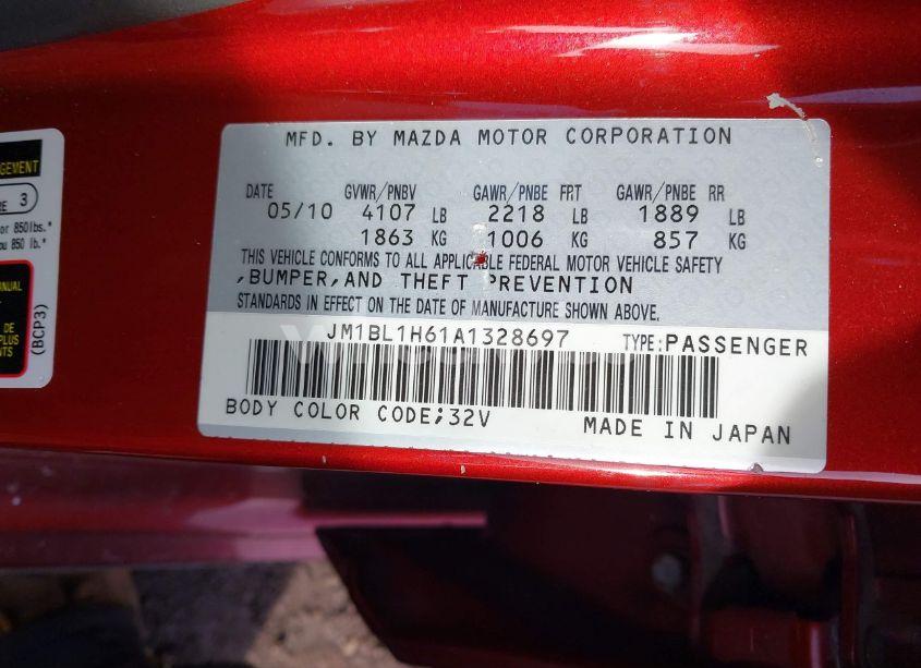 Photo 9 of 2010 Mazda Mazda3 S GRAND TOURING (VIN JM1BL1H61A1328697)