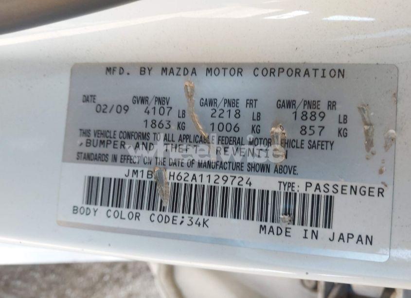 Photo 9 of 2010 Mazda Mazda3 S GRAND TOURING (VIN JM1BL1H62A1129724)