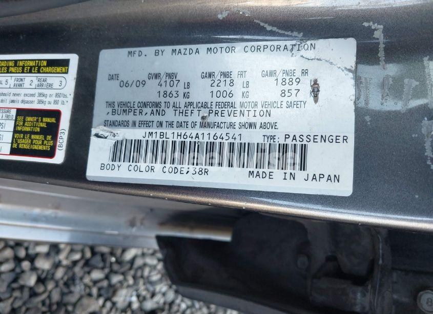 Photo 9 of 2010 Mazda Mazda3 S SPORT (VIN JM1BL1H64A1164541)