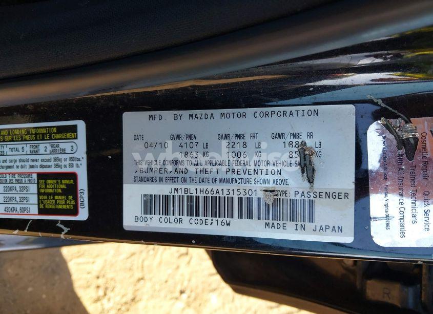 Photo 9 of 2010 Mazda Mazda3 S SPORT (VIN JM1BL1H66A1315301)