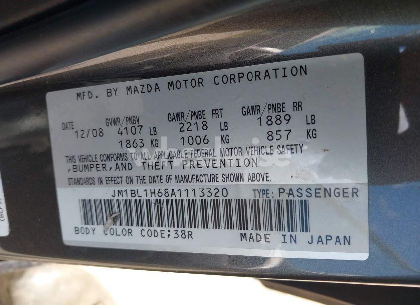 Photo 9 of 2010 Mazda Mazda3 S SPORT (VIN JM1BL1H68A1113320)