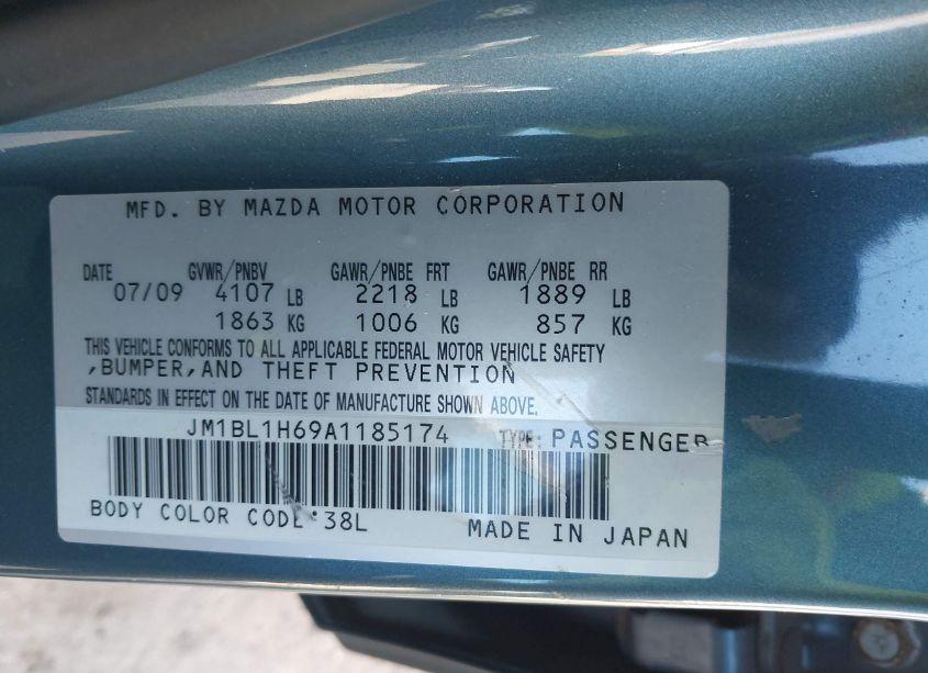 Photo 9 of 2010 Mazda Mazda3 S SPORT (VIN JM1BL1H69A1185174)
