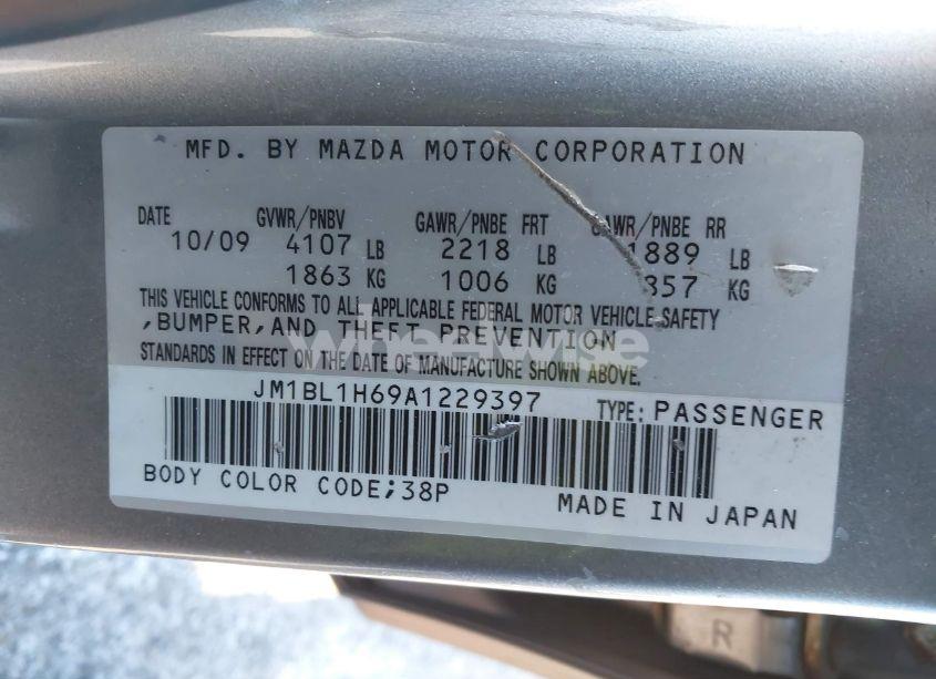 Photo 9 of 2010 Mazda Mazda3 S SPORT (VIN JM1BL1H69A1229397)