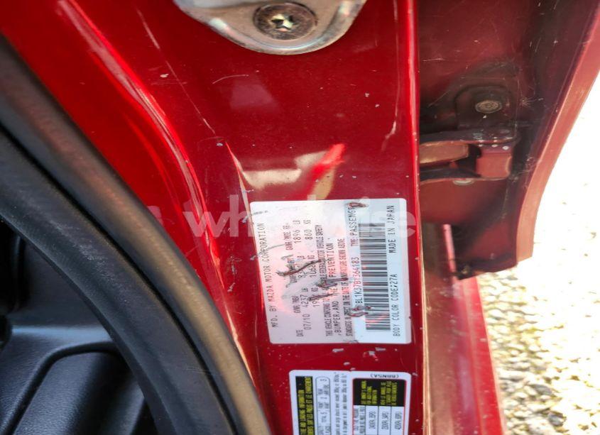 Photo 9 of 2011 Mazda Speed (VIN JM1BL1K37B1364183)