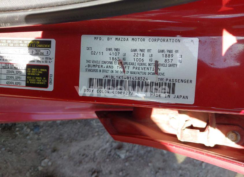 Photo 9 of 2011 Mazda Mazda3 S SPORT (VIN JM1BL1K54B1458524)