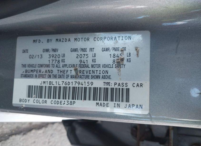 Photo 9 of 2013 Mazda Mazda3 I TOURING (VIN JM1BL1L76D1794159)