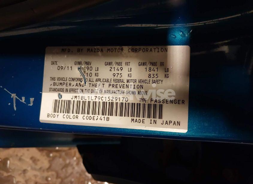 Photo 9 of 2012 Mazda Mazda3 I TOURING (VIN JM1BL1L79C1529170)