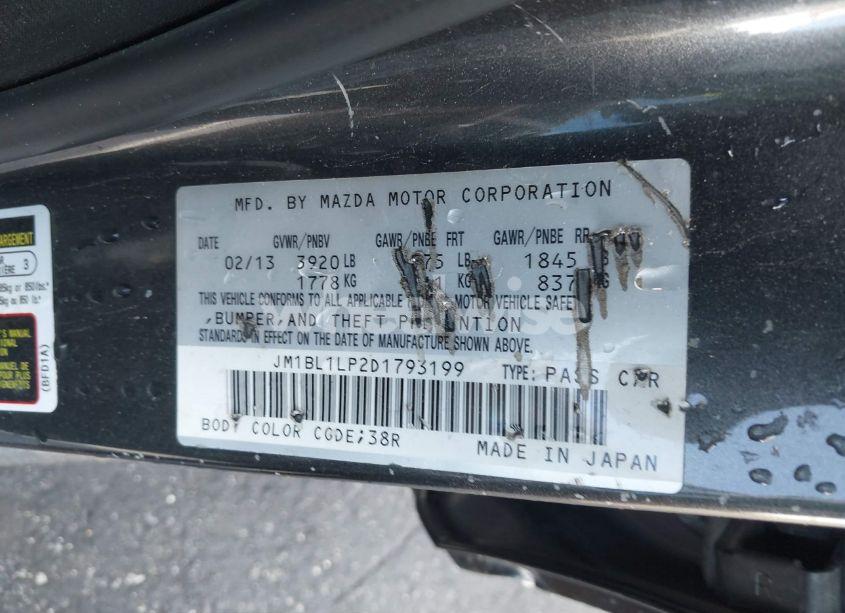 Photo 9 of 2013 Mazda Mazda3 I TOURING (VIN JM1BL1LP2D1793199)