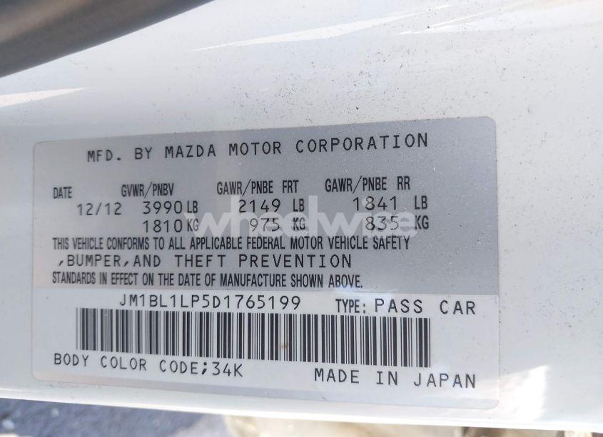 Photo 9 of 2013 Mazda Mazda3 I TOURING (VIN JM1BL1LP5D1765199)