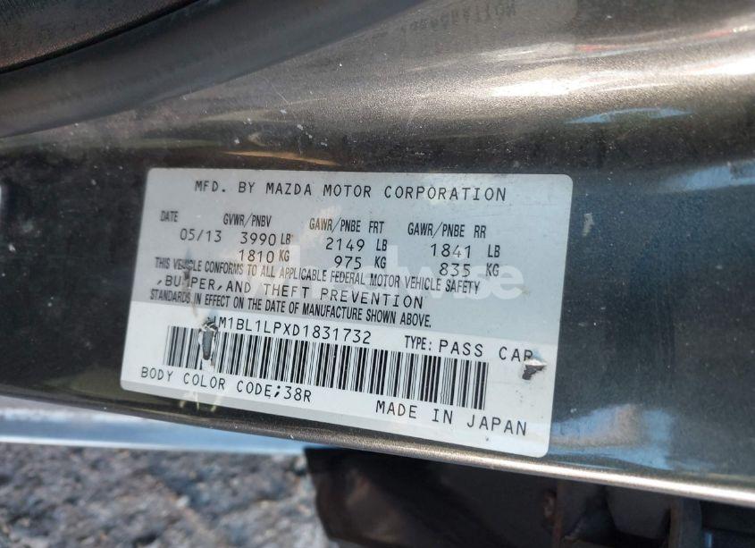 Photo 9 of 2013 Mazda Mazda3 I TOURING (VIN JM1BL1LPXD1831732)