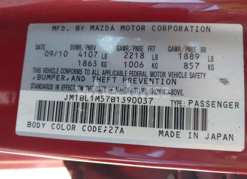 Photo 9 of 2011 Mazda Mazda3 S GRAND TOURING (VIN JM1BL1M57B1390037)