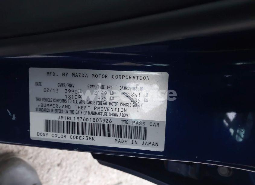 Photo 9 of 2013 Mazda Mazda3 I GRAND TOURING (VIN JM1BL1M76D1803926)